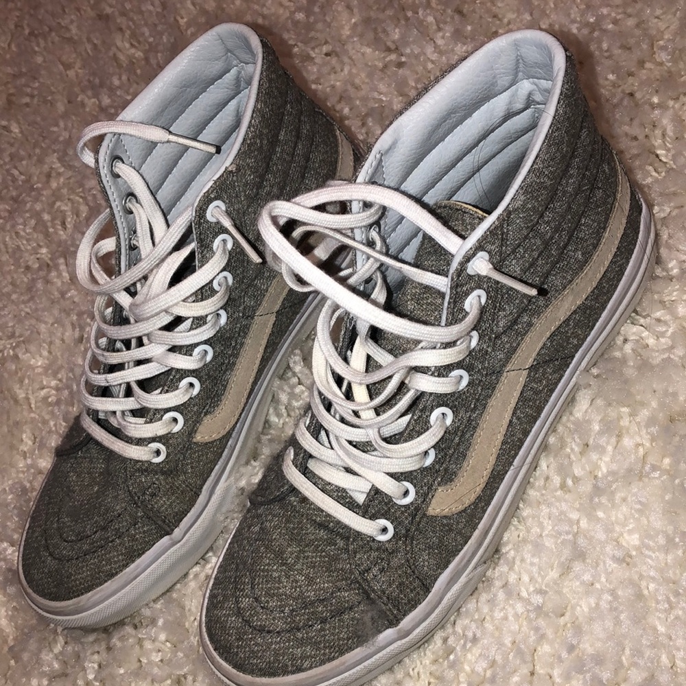 gray womens vans high top